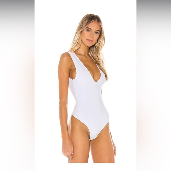 NWT Free People Body Keep It Slick Bodysuit in Rose , size XS - Picture 8 of 9